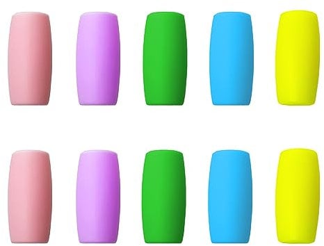 Lot de 10 pailles en silicone de qualité alimentaire pour boba et milkshakes en acier inoxydable - 12 mm de large - Multicolore