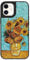 Ehreus for iPhone 11 Phone Case, Cute Aesthetic Van Gogh Sunflower Pattern Shock-Absorbent Hard Protective Phone Cases Cover for Women Girls Girly