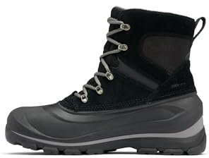 Sorel Buxton Lace Boot WP, Stivali da Neve Impermeabili, Uomo, Black/Quarry 2024/2025, 48 EU