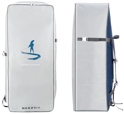 SOUUXIU 105L Paddle Board Backpack Waterproof Large Capacity Portable Oxford Cloth SUP Surfboard Bag
