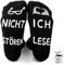 yumcute Geschenk für Bücherwürmer, Bitte Nicht Stören Ich lese Socken Lustige Socken Buchliebhaber Geschenk für Bookworm Booklover Merch 36-45