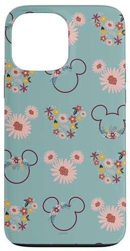 iPhone 13 Pro Max Disney Mickey Mouse Flowers and Daisy Print Case