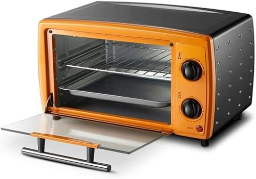 BTURYT Mini Horno Tostador de 12 litros La Mejor convección Incluye Bandeja para Hornear Rejilla para Asar Horno para encimera Tostadas de Acero Inoxidable Pulido Mini hornos de Cocina para el hogar