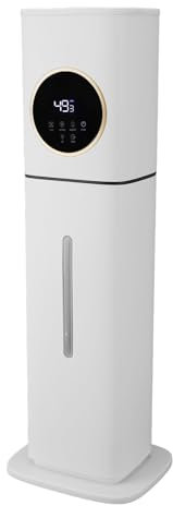 HURRISE Luftbefeuchter, 8 LLuftbefeuchter Schlafzimmer,Luftbefeuchter Kinderzimmer mit Fernbedienung,1–12 Stunden Timing,Leise Top-Fill Humidifier für Büro, Baby,Pflanze