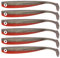 Zanderbait 12cm Törtel UV, Angelköder, Kunstköder, Zanderbait, Zanderköder, Softbait, Gummifisch, Gummiköder, Lieferumfang 6 Stück.