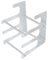 Cyrank Acrylic Keyboard Display Stand, 3 Tier Mechanical Keyboard Stand Gaming Keyboard Display Rack Acrylic Keyboard Holder for Home(Clear)