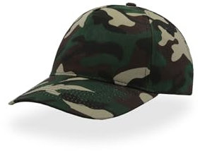 Cappellino Personalizzato Uomo e Donna con Visiera Stile Baseball - Disponibile in Diversi Colori - Chiusura Regolabile, Cappello Personalizzabile Estivo - Camouflage