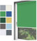 Home-Vision® Rollo Klemmfix, ohne Bohren, Fensterrollo mit Seitenzug, einfache Montage ohne Werkzeug, Moderne Fensterdeko(Nebbia Grün, B70cm x H130cm)