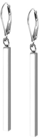 Silber Ohrringe für Damen Ohrringe Lang Hängend Tropfen Ohrringe Hypoallergene Ohrringe Silber Hängend Hängeohrringe Silber Schmuck Geschenk für Frauen Mädchen Hochzeiten Geburtstag Weihnachten
