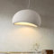 Wabi-sabi Pendelleuchte E27 Modern Pendellampe Esstisch Hängeleuchte Lampenschirm Aus Steinimitat Vogelnest-Form Kreativ Kronleuchter Für Schlafzimmer Wohnzimmer Esszimmer Küche Insel Flur Weiß(50cm)