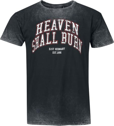 Heaven Shall Burn Never Männer T-Shirt grau 100% Baumwolle Band-Merch, Bands