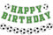 DazzJoy Fußball Happy Birthday Girlande, Fussball Happy Birthday Banner, Girlande Geburtstag Fussball Deko, Geburtstagsgirlande Fußball Geburtstag Girlande für Party Dekoration, Kindergeburtstag