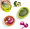 CATOR Juego de 2 Contenedores de Almacenamiento de Frutas y Verduras, Recipientes de Alimentos para Nevera para guardar pimiento verde, cebolla, tomate, limón, Frutas