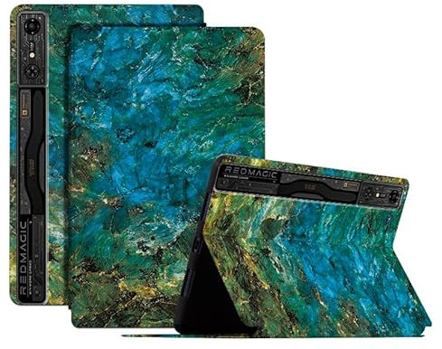 LSxkpb Lot de 4 étuis de rechange en cuir synthétique avec rabat magnétique pour ZTE Nubia Red Magic Gaming Pad Pro 10,9