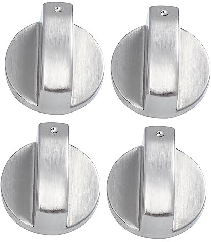 KOCKSHION Manopole Ricambio per Elettrici in Set da 4 Controllo del Bruciatore Facile Installazione Compatibile a Gas