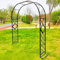 AJTXCSFOQL Arco da Giardino 140-340 cm Archi Pergola in Metallo Robusto, Supporto per Rose e Glicini, Archetto Decorazione Resistente per Feste e Spazi Verdi(Nero,WidexHigh 220x230cm)