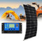 500W Panneau Solaire Souple Voiture Van Bateau Caravane Camping Car Trickle Portable Chargeur de Batterie pour Le Toit de Camping Car, Caravane, Jardin, RV, Yachts, camionnettes, Bateaux(1x500W)