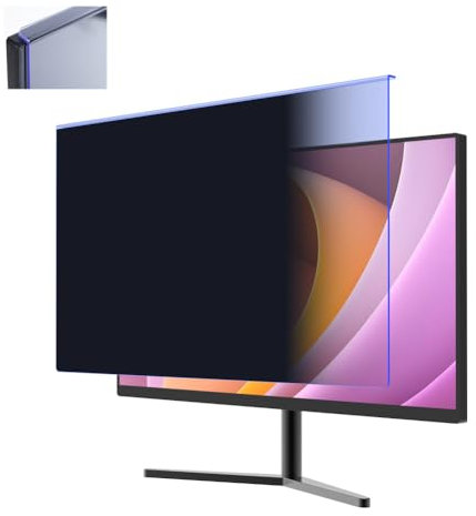 Proteggi schermo per la privacy del computer per 20 pollici per monitor 16:9 - Anti riflesso, blocco della luce blu, protezione degli occhi Filtro anti-spia - Facile installazione,20inch(458x270mm)