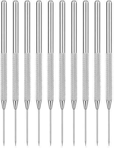 10 Pcs Clay Needle Tools, Stainless Steel Ceramic Detail Tools, Clay Modeling Sculpture Pro Needle for Polymer Clay Pottery Sculpting Tool