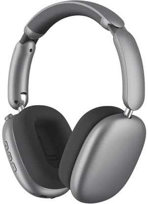 Wentronic Y02 Active Noise Cancelling Headphones,60H Battery,Hi-Res Audio,Deep Bass(Grey)