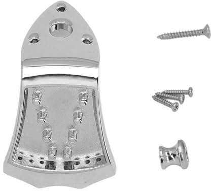 8 - Saitige Mandolinen Tailpiece, Metall Ersatzteil, Inklusive Gürtelschnalle Und Schrauben - Verbesserte Klangqualität, Langlebigkeit Und Einfache Montage Für Mandolinen Spieler