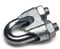 Constrabo® | 5 x Acciaio fune metallica morsetti 10 mm DIN 741| Cavo morsetti in acciaio zincato | Clip cavo per fune metallica | Morsetti per sella, fune metallica clip, morsetto per fune metallica