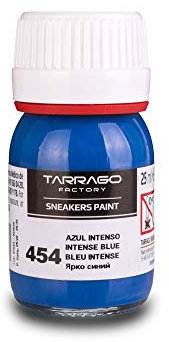 Tarrago |Sneakers Paint 25 ml | Pintura para Sneakers |Para Cuero Liso, Cuero Sintético y Lona | Azul Intenso (454)