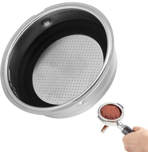 Filtro per caffè riutilizzabile, filtro a rete per cestello portafiltro in acciaio inossidabile Accessori di ricambio per macchina da caffè Esspesso(#1)