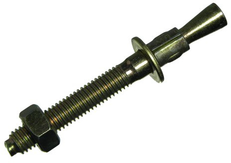 One Stop DIY 6 x passanti per cuneo espandibili in calcestruzzo M8 x 10 mm, 75 mm YZP