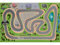 Stikkipix Autorennbahn Spielmatte (ähnlich Spielteppich) | SM21 | Spiel-Matte für das Kinder-Zimmer | ideales Zubehör zu Spiel-Figuren von Schleich, Playmobil, Papo, Bullyland & Co | 150 x 100 cm