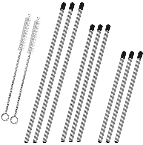YPLonon Spülmaschineneinsatz 9 Stück Geschirrspüler Flaschenhalter 3 Größen (15cm, 23cm, 27cm) Dishwasher Holder Edelstahl Flaschenhalter Spülmaschine für verschiedene Flaschen mit 2 Flaschenbürste