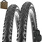 Kenda Fahrrad Reifen K-935 28x1.50 | 40-622 schwarz + DV Schlauch (Set 2 Stück)