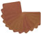 12 Stück hochwertige Stoff-Flicken zum Aufbügeln, starker Klebstoff, 100% Baumwolle, braun, Reparatur-Set, Größe 7,5 x 10,5 cm