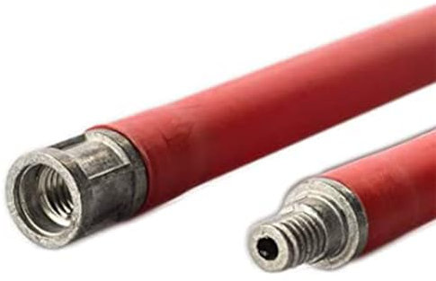 La zappa Flexible PVC-Stange für Kaminbürste, Reinigungsset für Holzofen (1 m Stange)