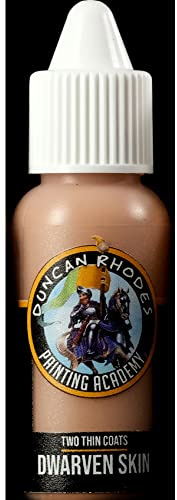 Duncan Rhodes Painting Academy Two Thin Coats Hobby Paints 15ml (Dwarven Skin)
