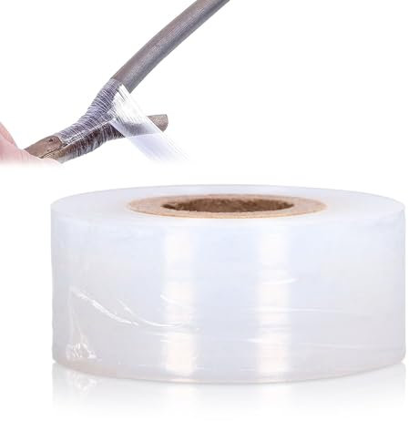 Pfropfband, 29mm Transparent Veredelungsband Kindergarten versiegelung Barriere PVC dehnbar belastbar Garten Reparatur Parafilm Band Garten Graft Herren Tools für Petrischale Obstbaum Knospen