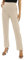 EXCHIC Donne Ufficio Casual Elastico Alta Vita Gamba Dritta Pantaloni con Tasche(S, Caramello)