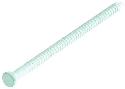 60 gr - CHIODI ZIGRINATI IN ACCIAIO INOX 1,8X38MM - VERNICIATI COLORE BIANCO