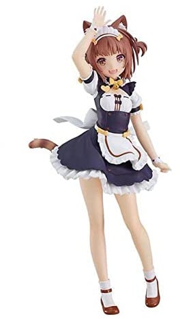 Jiumaocleu Nekopara Azuki und Kokosnuss Figur Statue, 22 cm Anime Actionfigur Modell Mädchen Cartoon Skulptur Handgemachtes Sammlerstück Spielzeug Desktop Dekoration für Fans