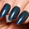 Imtiti Perlen Gel-Nagellack, 15 ML Dunkel Blau Glitzer-Zeichnungs gel-Lack mit Muschel schimmernd Meerjungfrauen-Nagel-Gel-Lack zum Aushärten UV LED, Soak Off Gel-Nagellack für Heim-DIY-Nail-Art