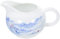 Zerodeko Keramikkrug Mit Griff Kaffeesirup Sauciere Untertasse Blaues Und Weißes Porzellan Bratensaucenschale Für Salatdressings Milchbrühe Milchkännchen 170 Ml