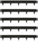 Harbour Housewares 5M Lawn Edging Border - 8cm Face Height - Black - Galvanised Steel Garden Border Edging Flexible Grass Landscaping Pathway Edge Strip