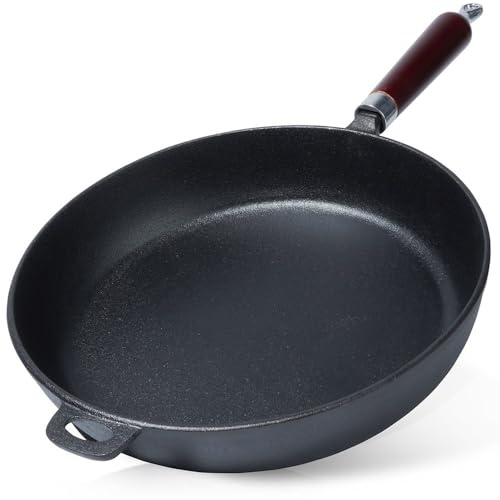 Vilde Gusseisenpfanne Eisenpfanne Grillpfanne aus Gusseisen Pfanne Cast