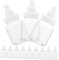 COLLBATH 20Pcs Mini Milk Bottle Candy Box for Party Favors Treats Candy Packaging Container for Celebrations and Events