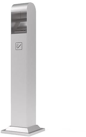 Cendrier Exterieur Sur Pied, Mégots de Poubelle Exterieur en Métal, Cendrier Anti Odeur peu Encombrante, pour Les Collectivités Extérieures