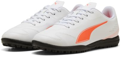 Puma Unisex-Kinder Vitoria II Tt JrSoccer Shoe, Puma Weiß, leuchtendes Rot, 36 EU