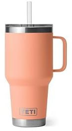 YETI Rambler Strohbecher, Lowcountry Peach, 35 oz (1035 ml)