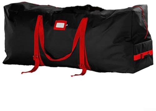 Christmas Tree Storage Bag, Christmas Tree Storage Bag On Wheels Efficient Storage for Christmas Tree(Black)