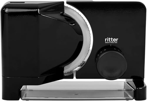 ritter E 16 Duo Plus, Black, Electric Food Slicer, Made in Germany