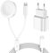 Upgraded SchnellLadekabel für Apple Watch iPhone, augley 2in1 5.0ft iWatch Ladegerät mit 20W USB C Schnellladegerät für iWatch Ultra/SE/10/9/8/7/6/5 & iPhone 14/13/12/11 (20W)